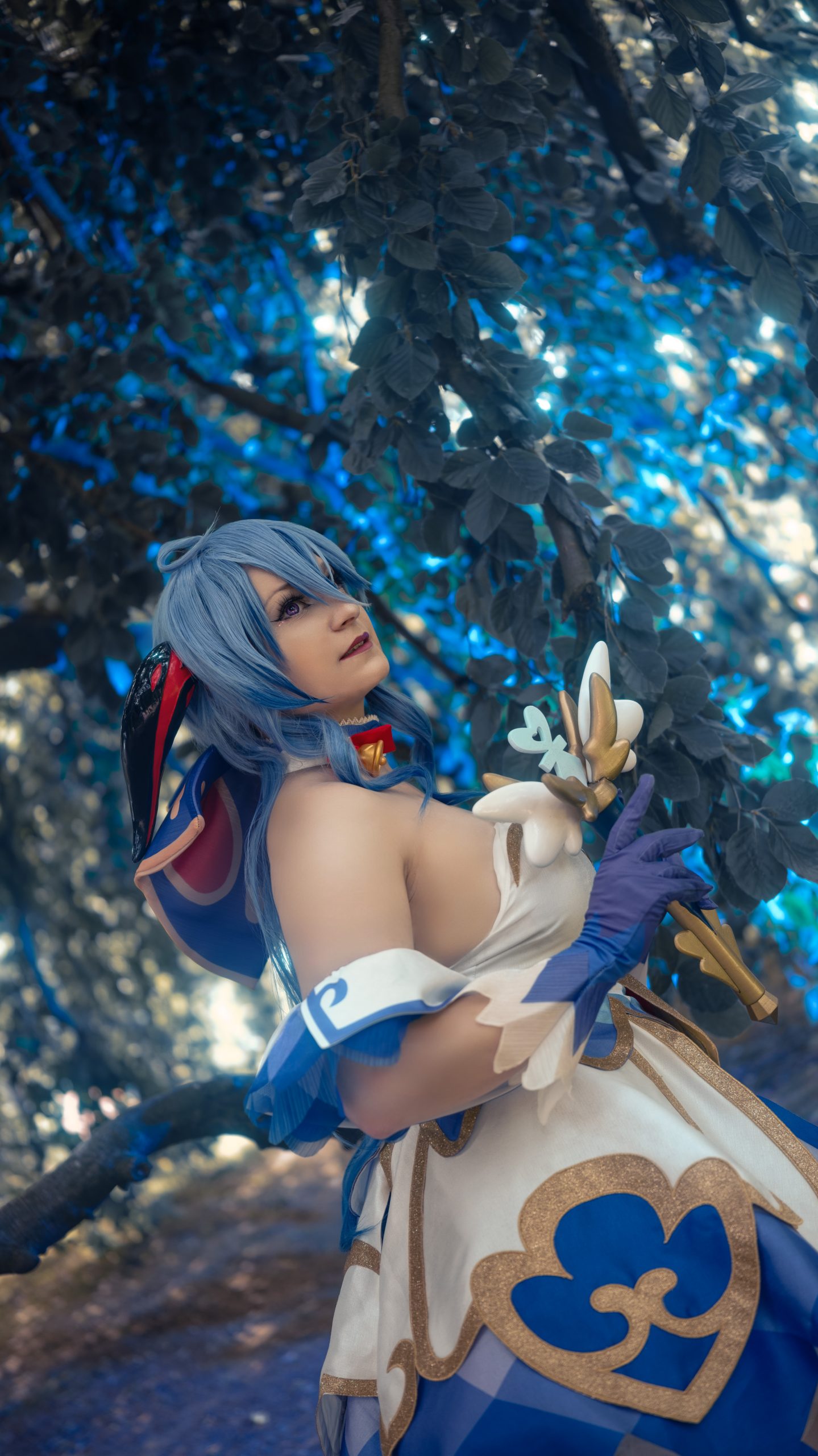 Eine Fanartversion von Magical Girl Ganyu von @mapleccino_cos 