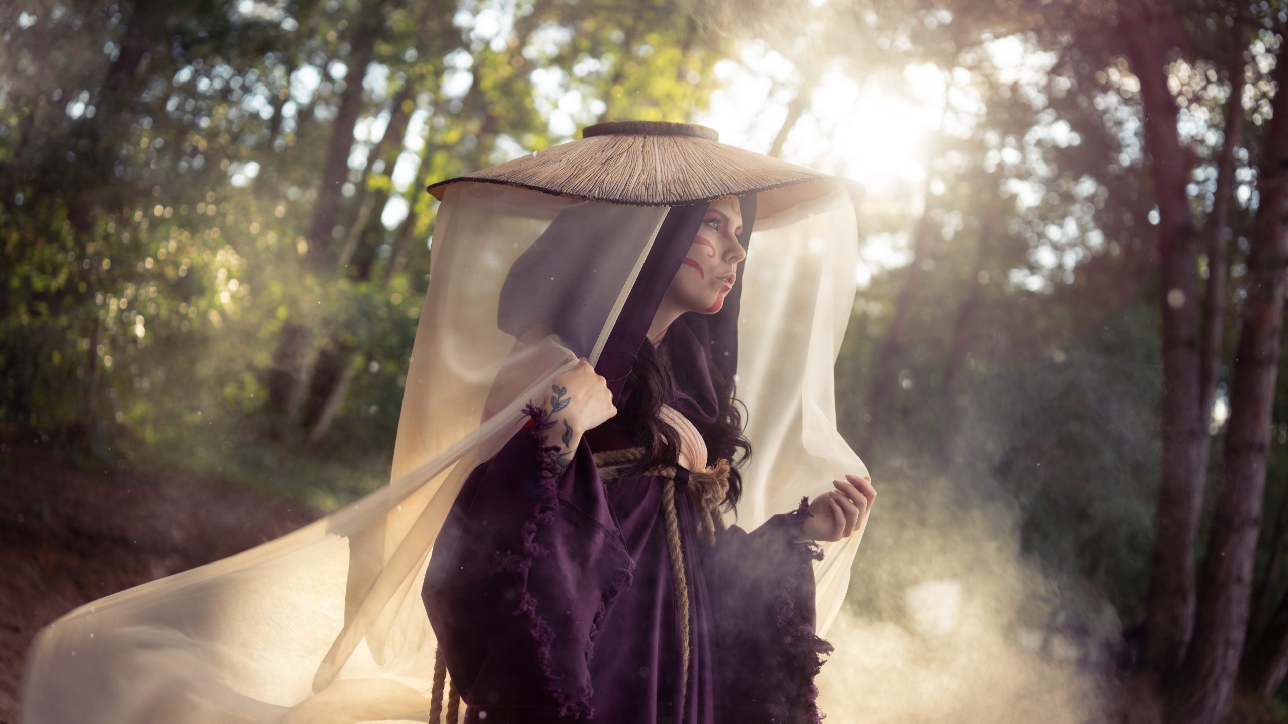 Das Cosplay Painted Lady aus Avatar von @jvlixi