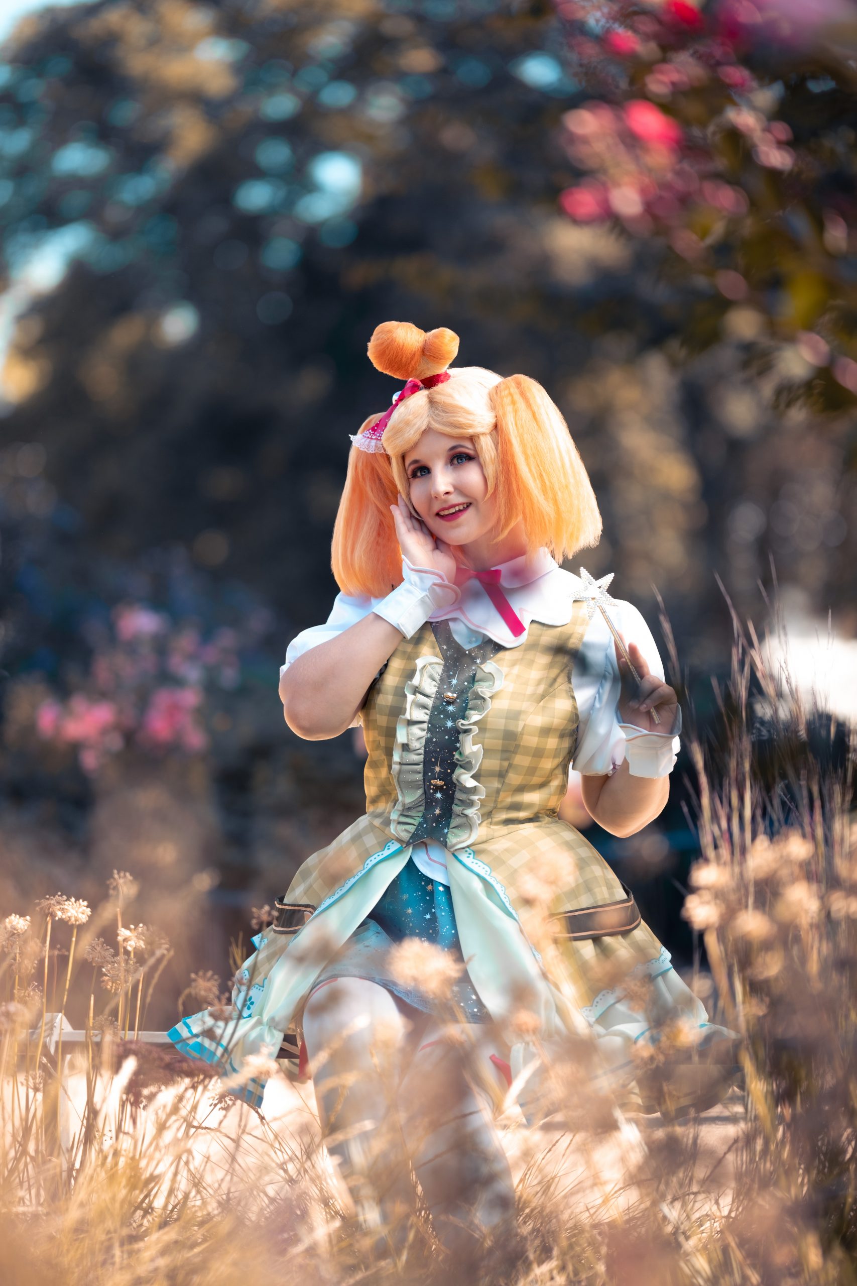 Das Cosplay Isabelle aus Animal Crossing von @sahhki