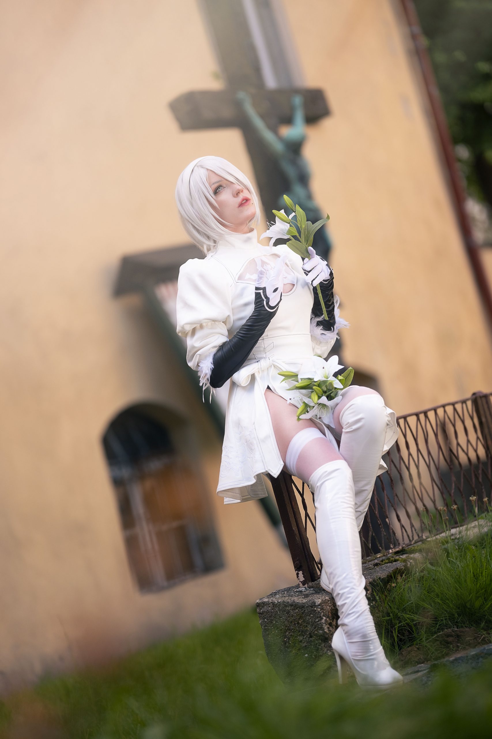 Das Cosplay 2B aus Nier:Automata von @mila.jaeger_coser