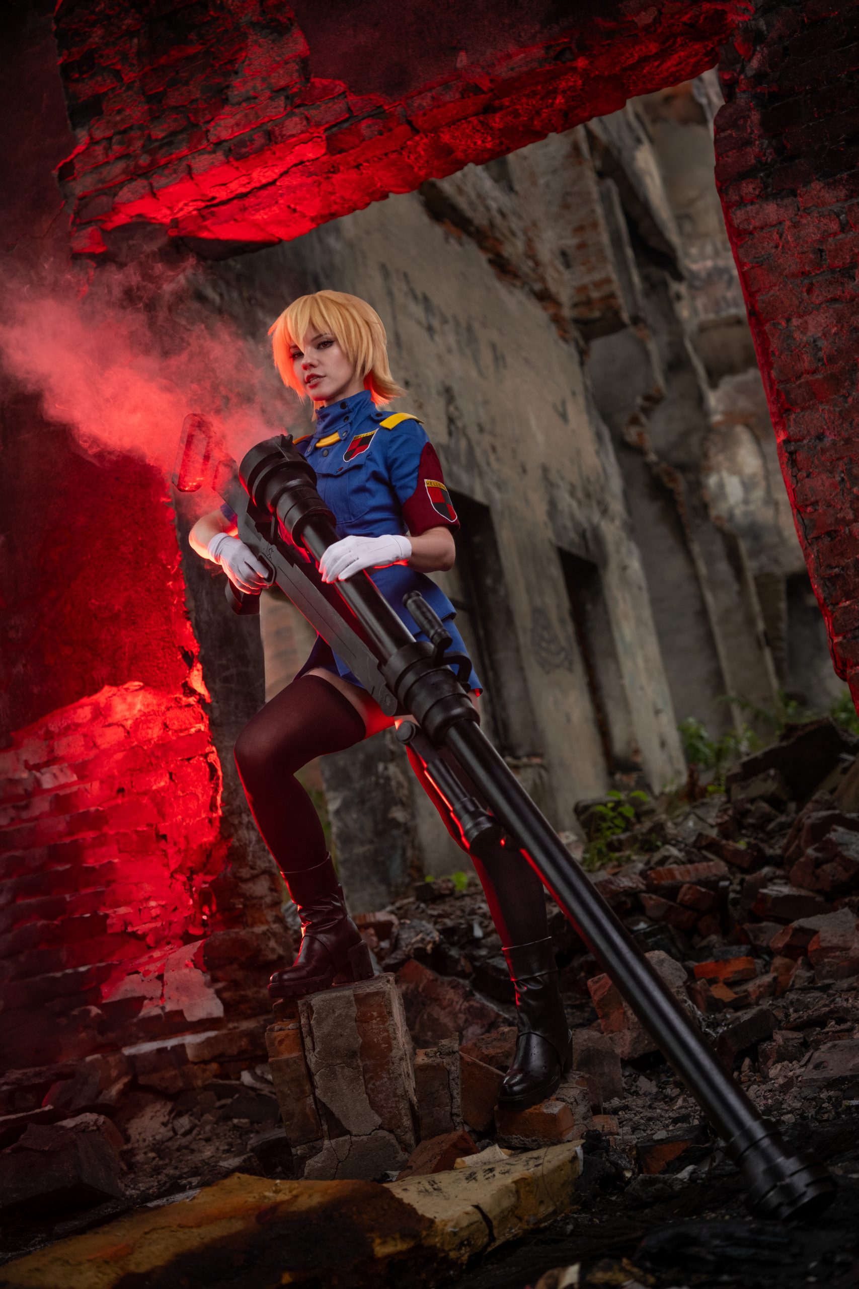 Das Cosplay Seras Victoria aus Hellsing von @k.weixe_cosplay