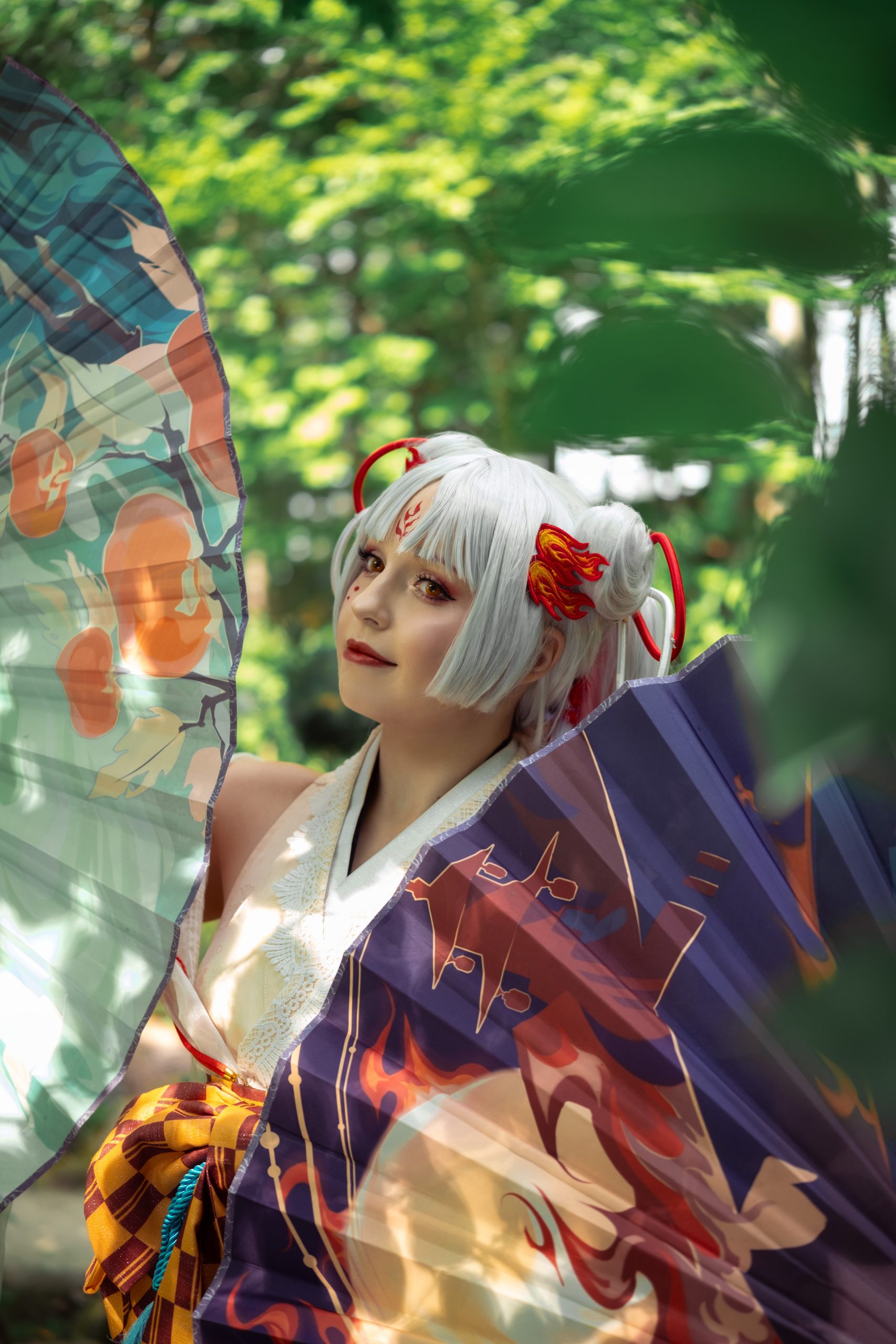 Das Cosplay Shiranui von Onmyoji von @kona_fraubow