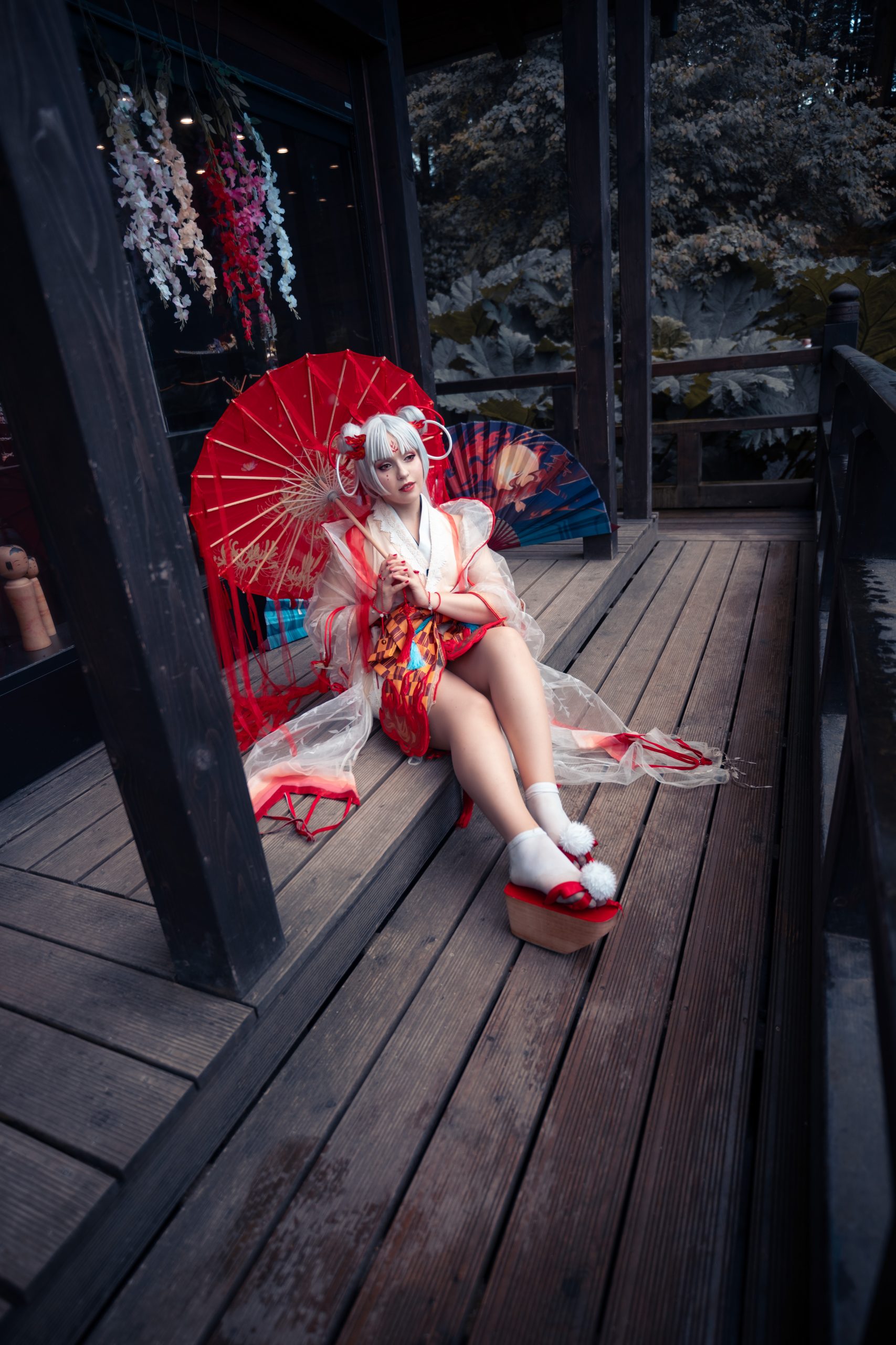 Das Cosplay Shiranui von Onmyoji von @kona_fraubow 