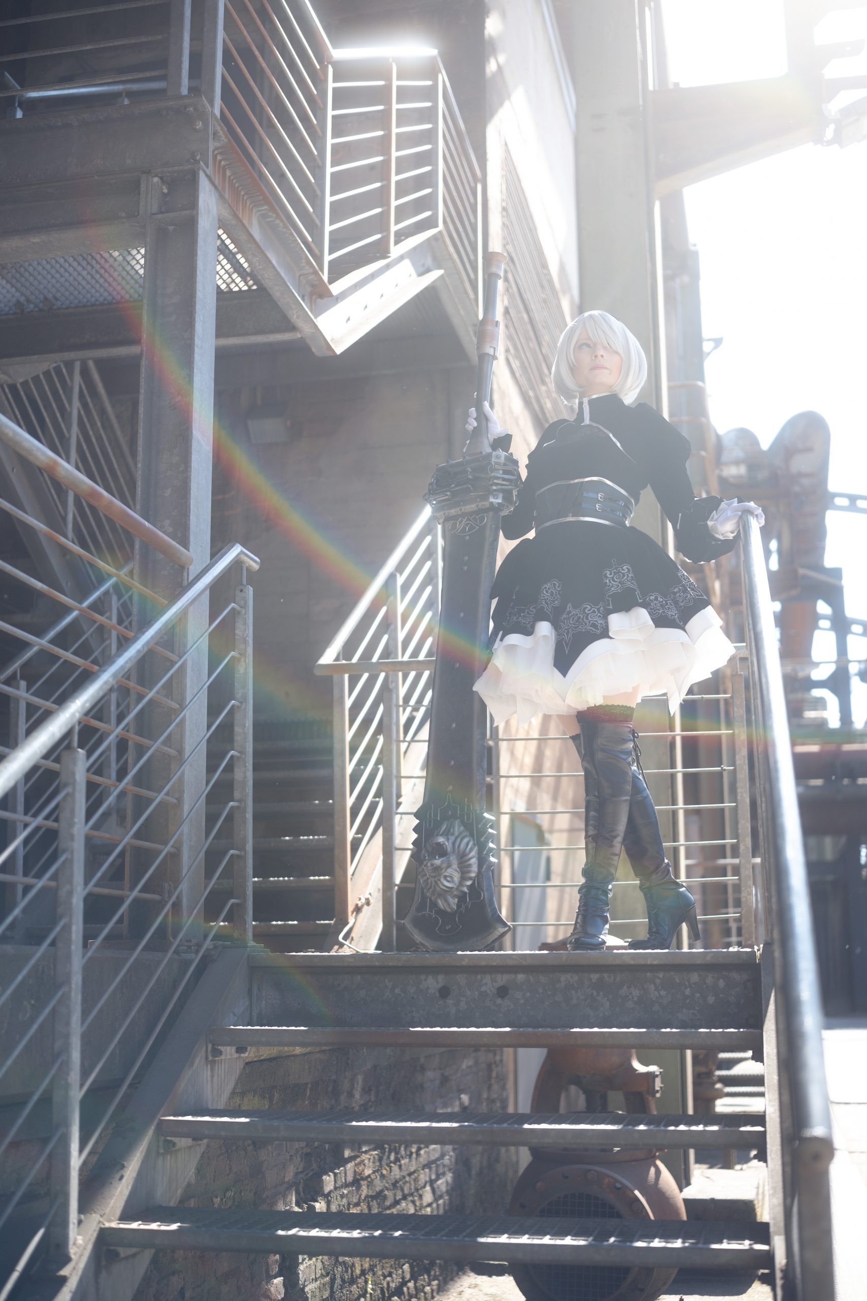 Das Cosplay Nummer 2 aus Nier:Automata von @mari_chan_cos